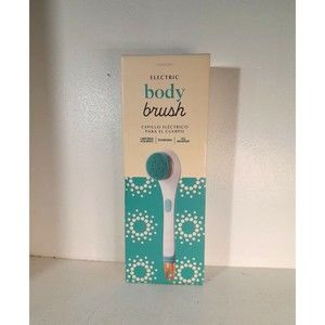 NIP / SEALED VISAGE Electric Body Brush Back Scrubber Rechargeable for Shower b